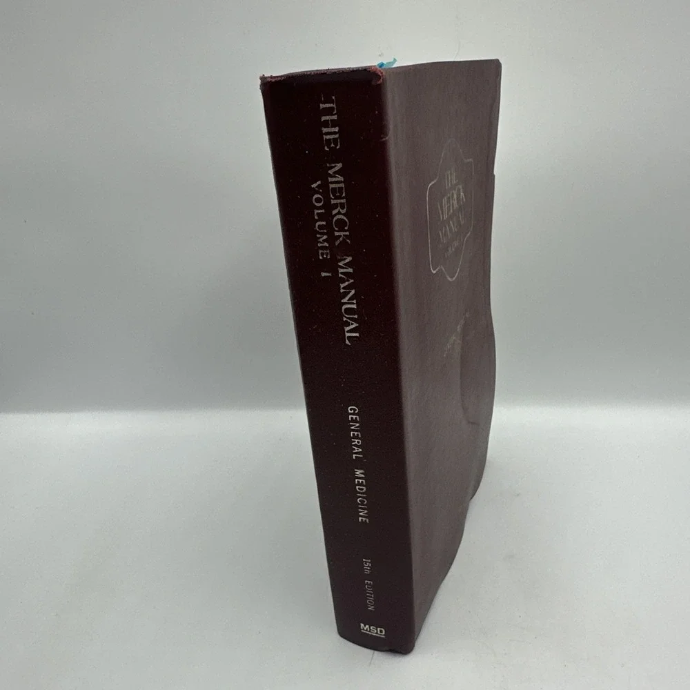 Merck Manual Vol 1 General Medicine 1987 15th Edition Leatherette